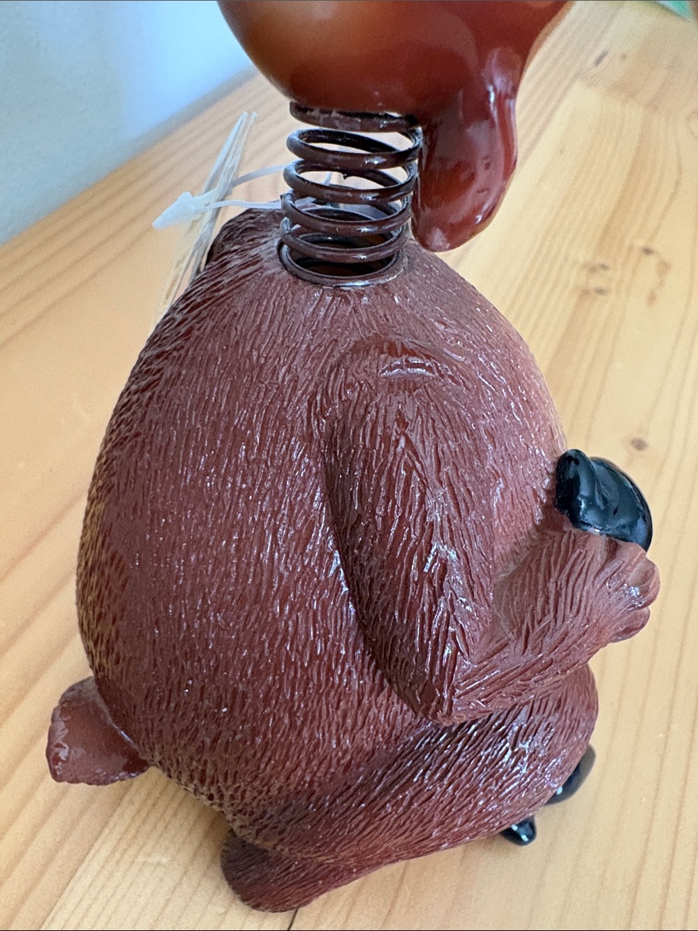 Vintage Tim Twinkler Mini Wobbler Moose Rain Gauge Whimsical Garden Lawn Deck - Picture 10 of 10